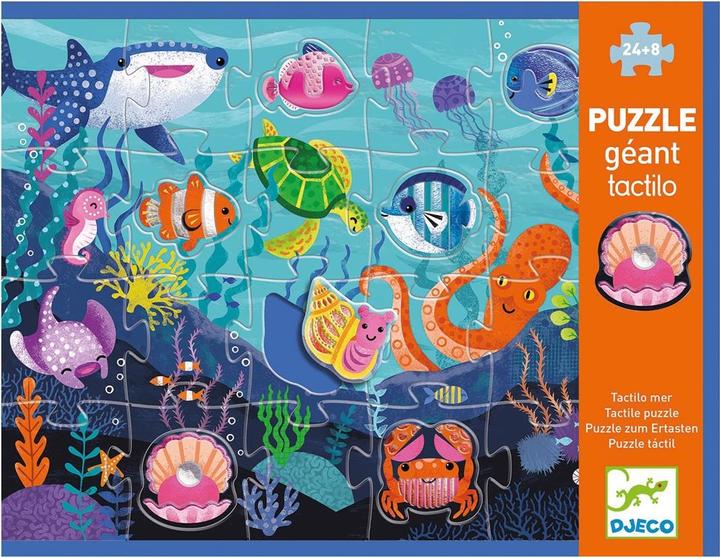 Produktbild Djeco Puzzle Tactilo Meer 32 Teile (32 Teile)
