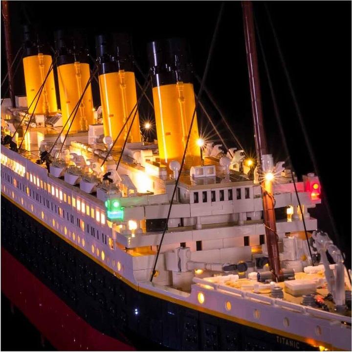 Actual product image Light my bricks LED light set for LEGO Titanic
