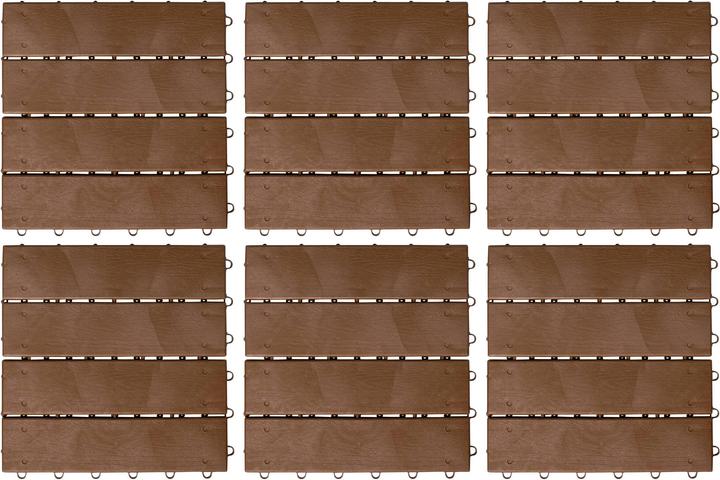 Produktbild UPP Gartenplatten, Naturstein-Optik, 30 x 30 cm, 6er-Set (6 x, 30 x 30 cm)