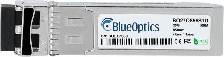 Actual product image BlueOptics Compatible Dell 407-BCGJ BO27Q856S1D SFP28 Transceiver, LC Duplex, 25GBASE-SR, Multimode Fibre, 85