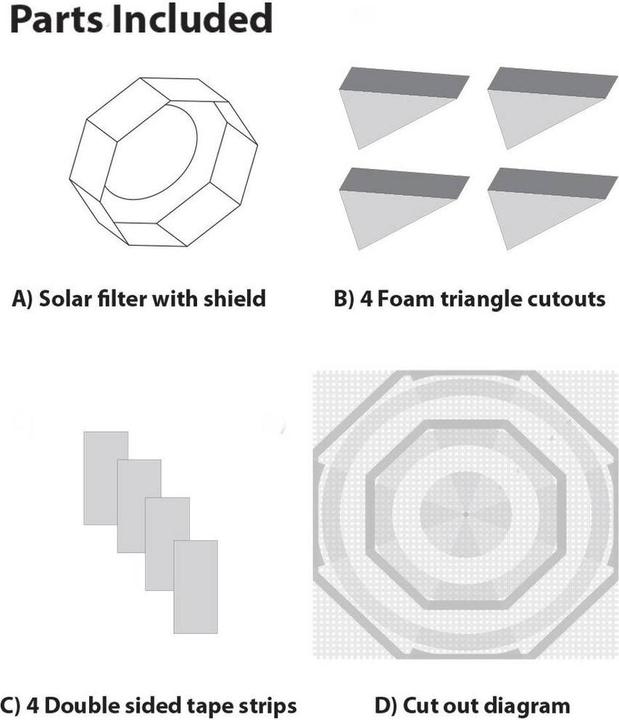 Actual product image Explore Scientific SaulÄ-s filtras teleskopams, Sun Catcher