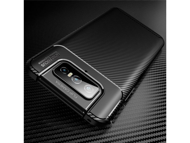 Produktbild Screenguard Asus Zenfone 7 / 7 Pro Hülle Carbon Design TPU Case (Asus Zenfone 7)