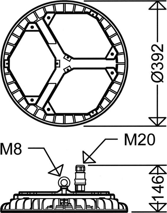 Produktbild Schuch LED-Hallenleuchte (30000 lm)