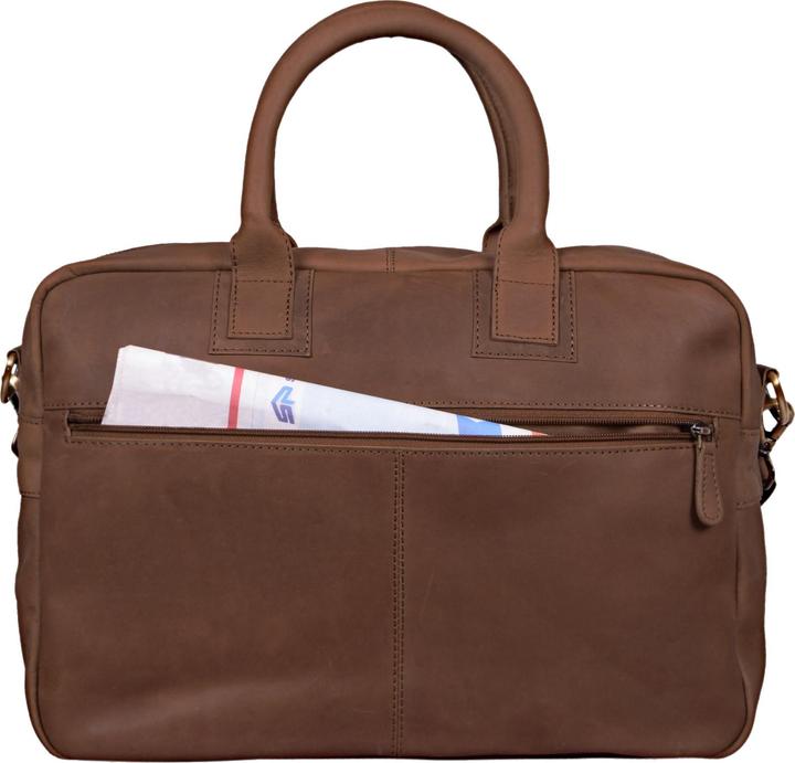 Actual product image Stilord Carlo Leder-Umhängetasche (15.60")