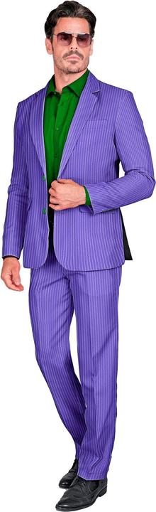 Actual product image Widmann Joker suit purple with jacket & trousers (XXL)