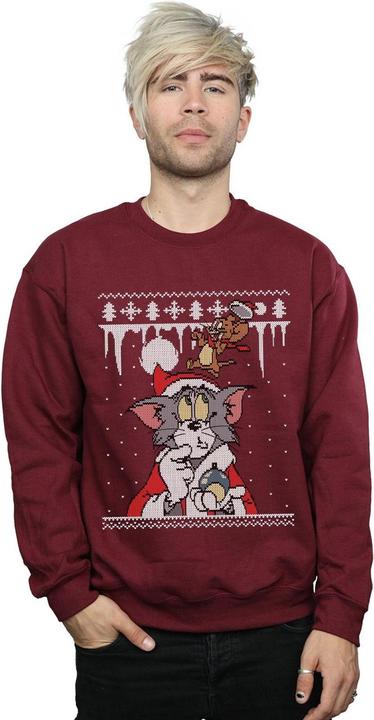 Immagine prodotto Tom & Jerry Christmas Fair Isle Felpa Uomo (M)