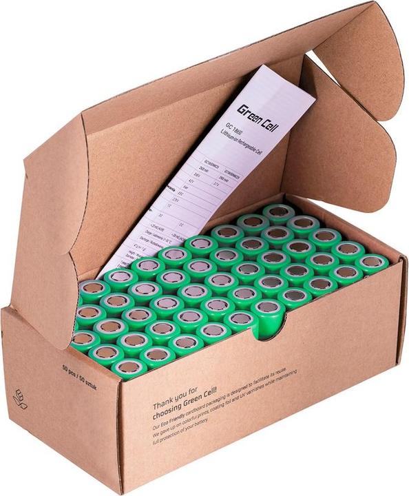 Immagine prodotto GreenCell 18650 (50 pz., 18650, 2900 mAh)