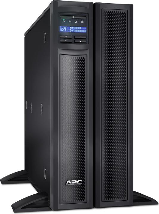 Produktbild APC Smart UPS X 2200VA Short-Depth Tower/Rack Convertible LCD 200-240V mit Netzwerk Karte (2200 VA, 1980 W, Line-Interaktiv USV)