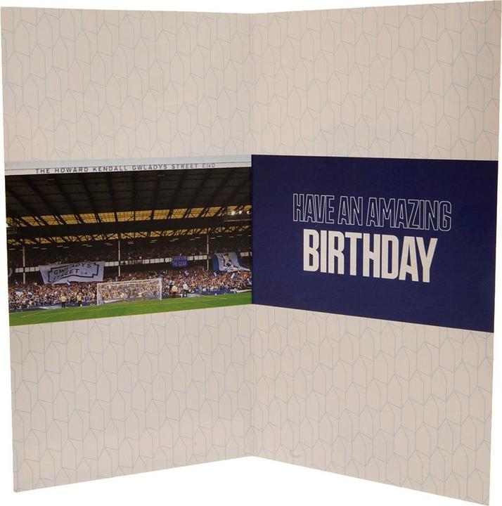 Immagine prodotto Everton FC Carte d'anniversaire personnalisée con autocollanti (1 pz.)