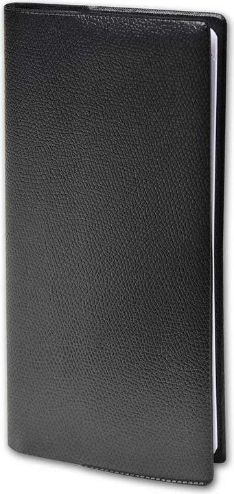 Actual product image Quo Vadis Planital ms.Imp. 2021 QV422098 black, 1W/2S, 8.8x17cm (A6, English, Dutch)