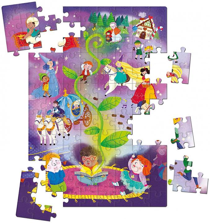 Produktbild Clementoni 104 Piece Glitter Puzzle - Fairy Tales Time (104 Teile)