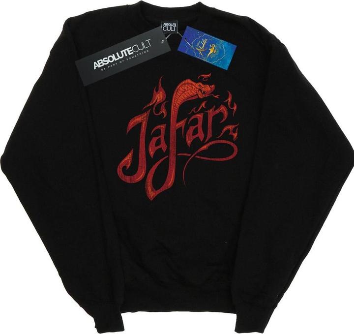 Disney Aladdin Movie Jafar Flames Logo Sweatshirt