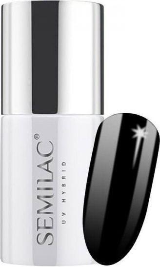 Semilac Hybrid Gel 300 Perfect Black 7 ml (300 Perfect Black, UV-Gel Lack)