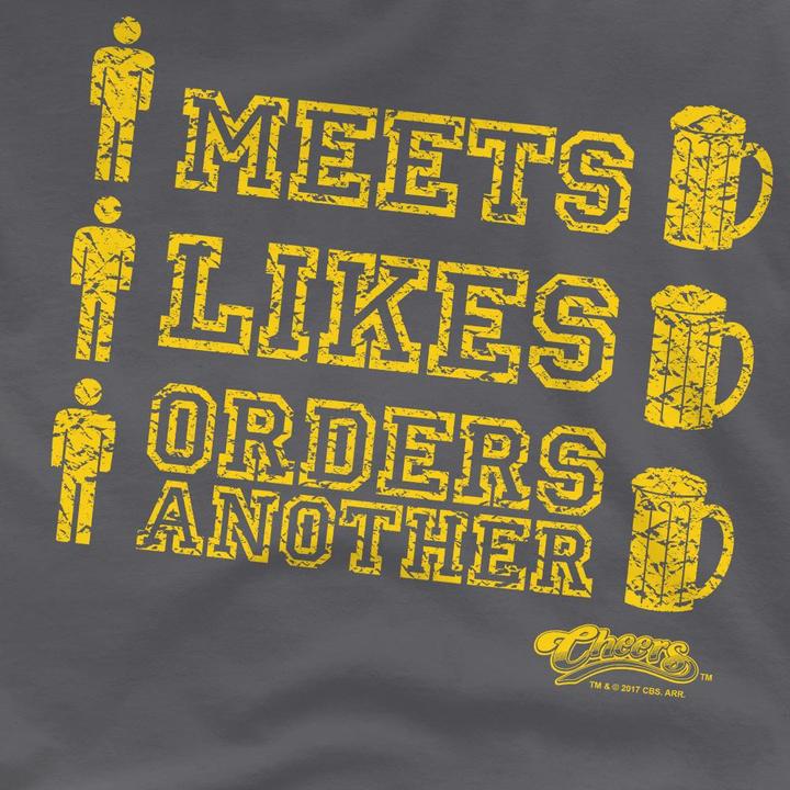 Immagine prodotto Cheers Man Meets Beer Maglietta Uomo (4XL)