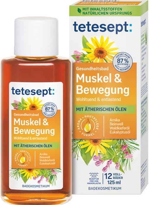Actual product image Tetesept Muscle & Movement 125 ml (125 ml, Bath oil)