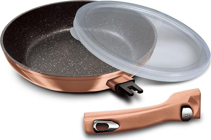 Produktbild BerlingerHaus GRANITE FRY 28 cm BH-1949 ROSE GOLD (28 cm, Bratpfanne, Aluminium)