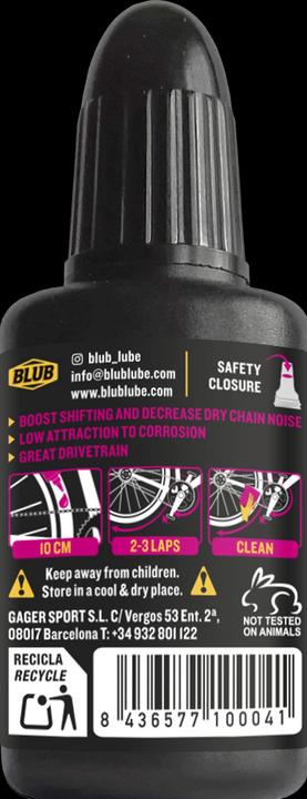 Image du produit Blub Lube Huile pour chaîne Dry Lube 15 ml (15 ml, Huile de chaîne)