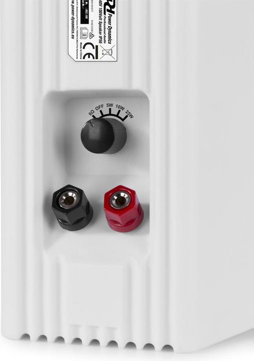 Image du produit Power Dynamics Haut-parleur d'installation BC40V Blanc (Passif, 1x 100 W)