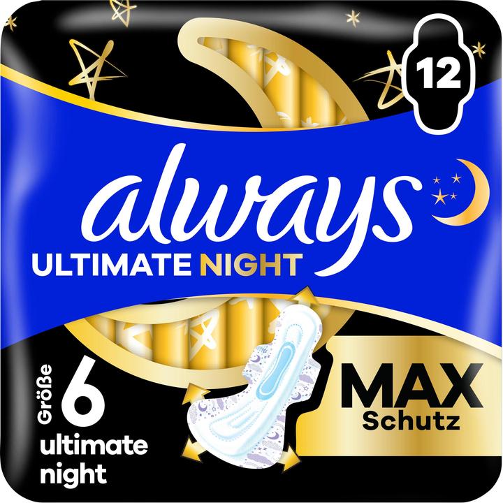 Actual product image Always Ultra Night Max Protection (12 x)