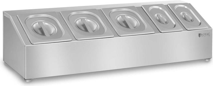 Actual product image Royal Catering Bain Marie Pan - Incl. 5 Lids