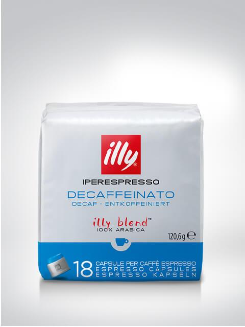 Actual product image Illy Decaffeinated (18 x Port.)