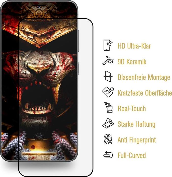Produktbild Protectorking 3x Ceramic-Glass Full Cover HD Klar (3 Stück, Samsung Galaxy A32)