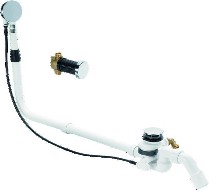 Bette Quelleinlauf Silhouette M5, 52mm, chrom (55 cm, 8 cm)