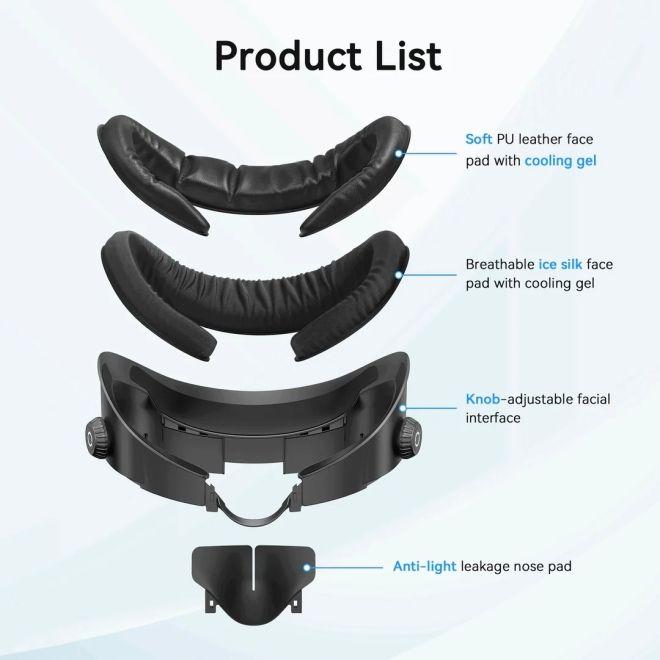 Actual product image AMVR Meta Quest 3 Gesichtsschnittstelle Komfort Pro mit Belüftungssystem