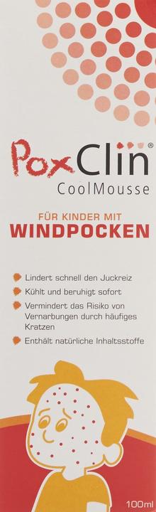 Actual product image Poxclin CoolMousse for chickenpox pointed leaves foam spray (100 ml, Foam)