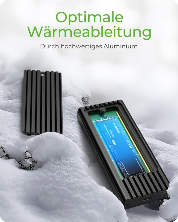 Actual product image Icy Box IB-1917M-C32 (M.2 2260, M.2 2242, M.2 2230, M.2 2280, M.2)