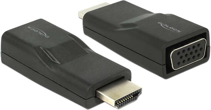 Immagine prodotto Delock Adattatore per monitor da HDMI-A a VGA-Bu nero (VGA, 2.20 cm)
