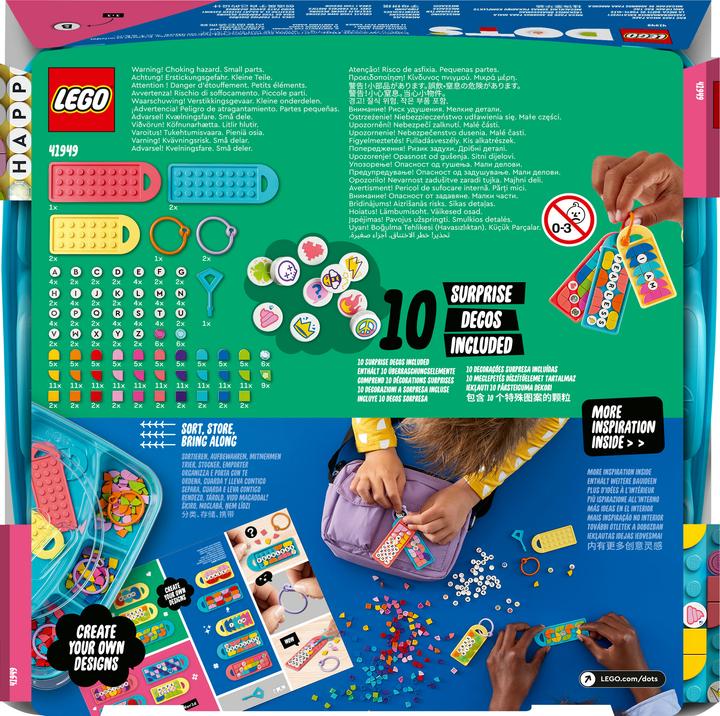 Image du produit LEGO DOTS 41949 Étiquettes de poche Megapack - Nouvelles (41949, LEGO Dots)