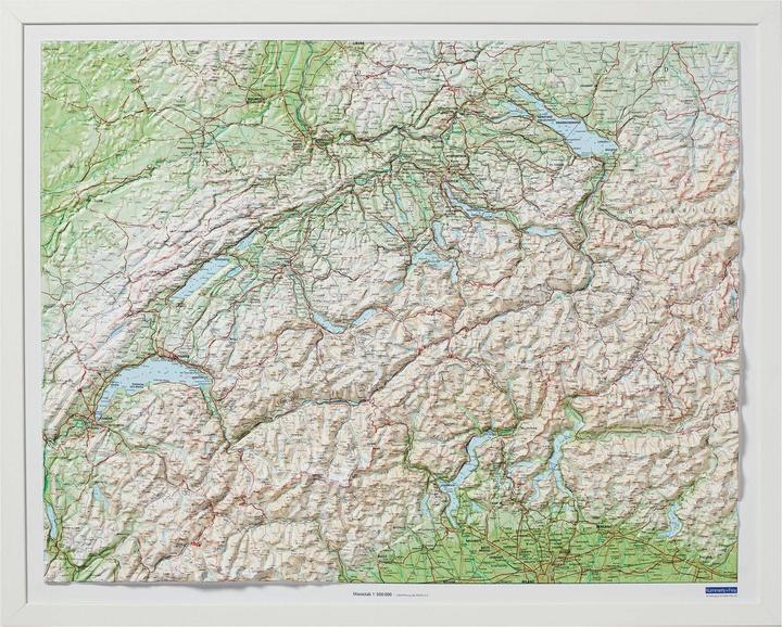 Produktbild Schweiz Kunststoffrelief 1:500 000