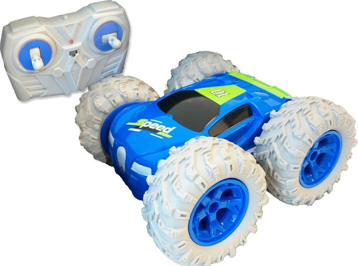 Actual product image Gear2play Flip 360 Super Racer Controllable Car Blue