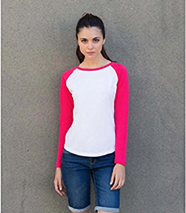 Immagine prodotto Skinni Fit Maglietta da baseball a maniche lunghe (XS)