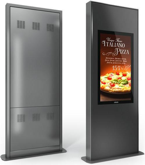 Actual product image DSS Outdoor Stele Portrait, 46" screen