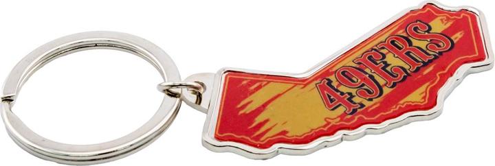 Actual product image San Francisco 49ers State Keyring