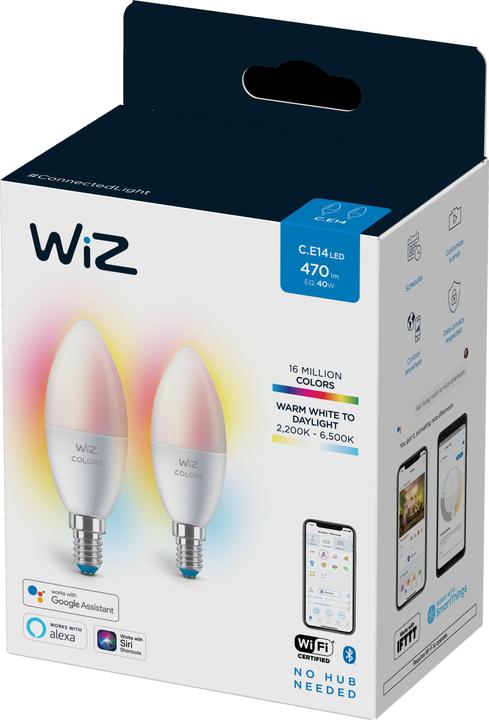 Produktbild WiZ Tunable White & Color (E14, 4.90 W, 470 lm, 2 x, F)