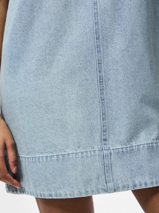 Actual product image Pieces Pcflora Sl Mini Denim Dress Noos (L)