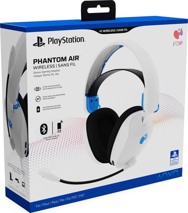 Image du produit PDP Casque Phantom Wireless blanc PS4/PS5 (Sans fil)