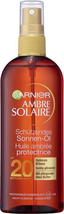 Actual product image Garnier Ambre Solaire (Suntan oil, SPF 20, 150 ml, 161 g)