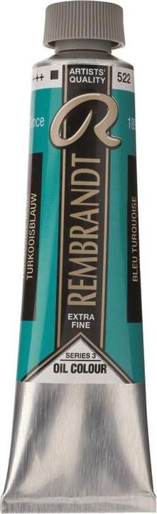 Actual product image Rembrandt OIL PAINT T9 522 (Turquoise blue, 40 ml)