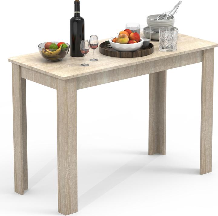 Produktbild VCM Holz Esstisch Küchentisch Esal 76 x 110 x 50 cm (110 x 50 x 76 cm)