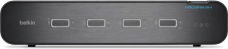 Actual product image Belkin F1DN204KVM-UN-4, 3840 x 2160 pixels, 4K Ultra HD, Rack mounting, Black