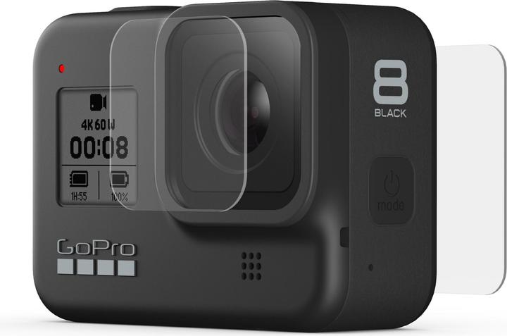 GoPro Objektiv - und Displayschutz aus gehärtetem Glas (HERO8 Black)
