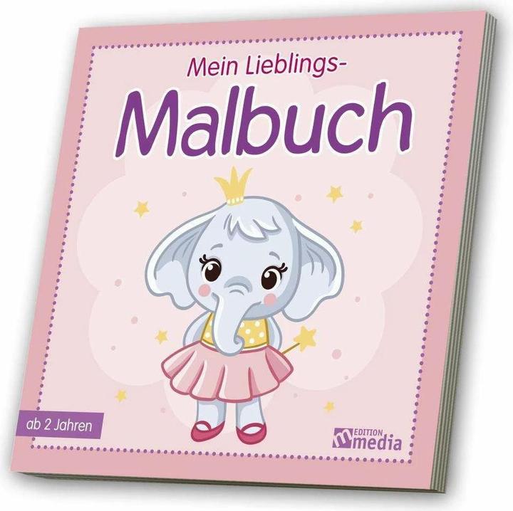 Produktbild Mein Lieblings Malbuch Rosa Mädchen ab 2 Jahren