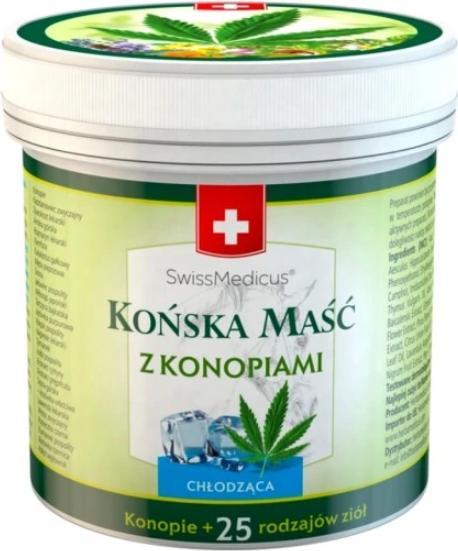 Herbamedicus Swissmedicus, Pferdesalbe mit Hanfkühlung, 500 ml