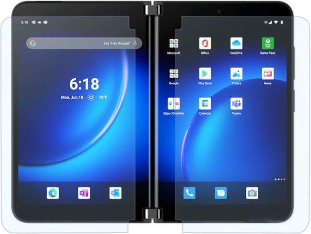 Actual product image MU Budget Protective film screen protector (2 Piece, Microsoft Surface Duo 2)