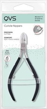 QVS Cuticle Nipper Nail Manicure Pedicure with Rubber Handles