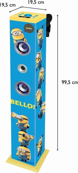 Produktbild Lexibook Minions Bluetooth Soundtower mit Mikrofon+Karaoke